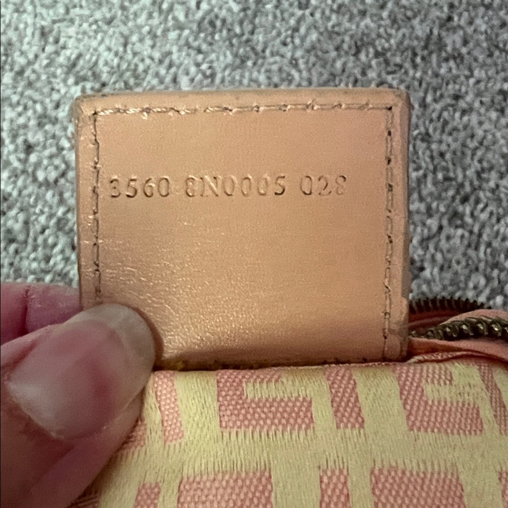 Authentic Fendi Zucchino Mini Pochette - Picture 3 of 16